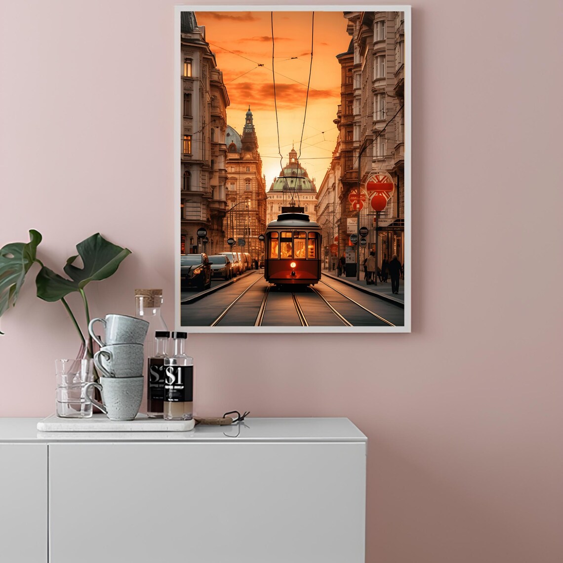 Vienna Travel Poster, Austria Sunset Art Print - Image 2
