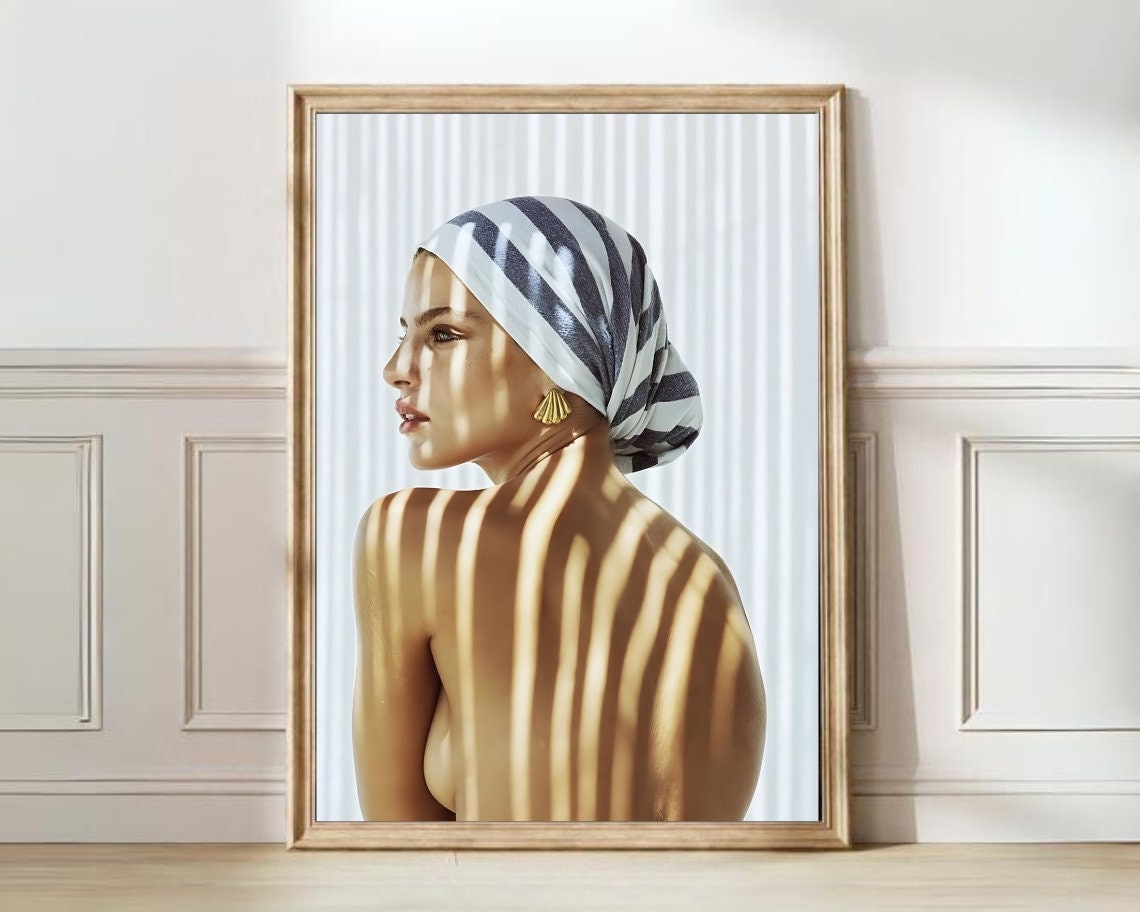 Greek Woman Vintage Photography Fashion Poster Greece Female Wall Art Female Body Beauty Fashion Model Retro Wall Art Printable Wall Art