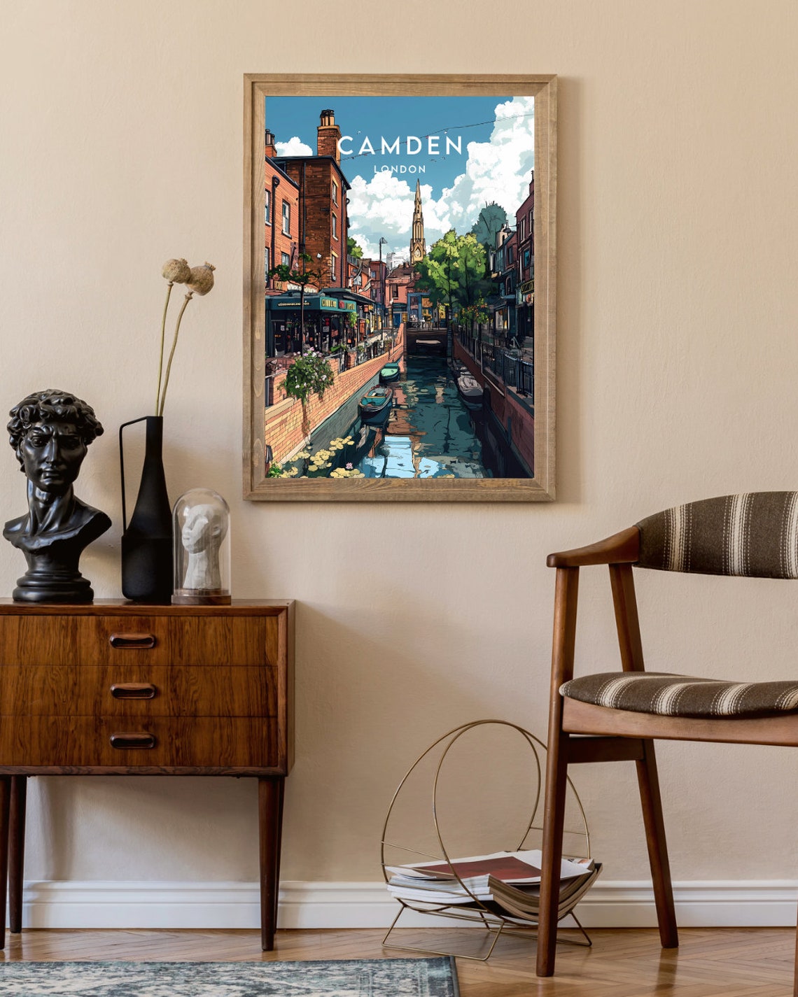 Camden Travel Print London Camden Poster London Poster Travel Wall Art London Print Poster England Europe London Camden Market - Image 2