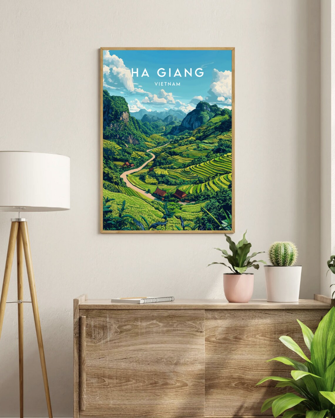Ha Giang Travel Wall Art Print Vietnam Poster - Image 3