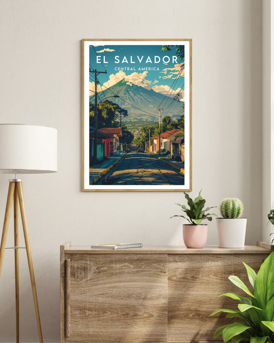 El Salvador Travel Poster, Central America Wall Art - Image 3