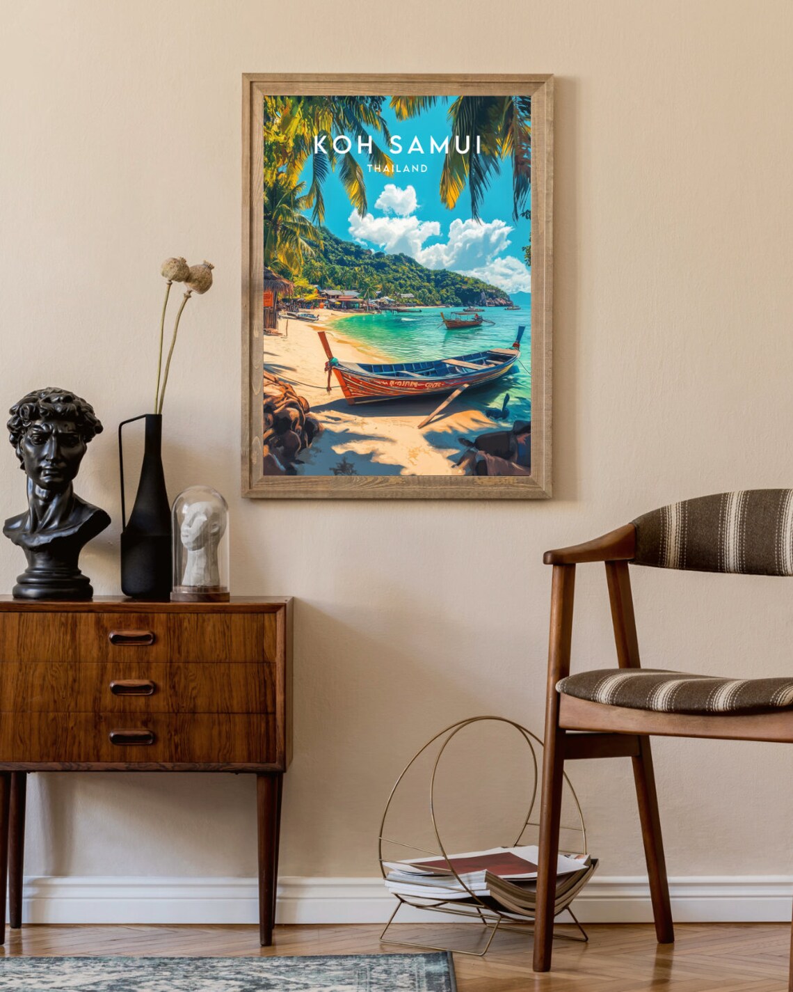 Koh Samui Travel Poster, Thailand Art Print - Image 2