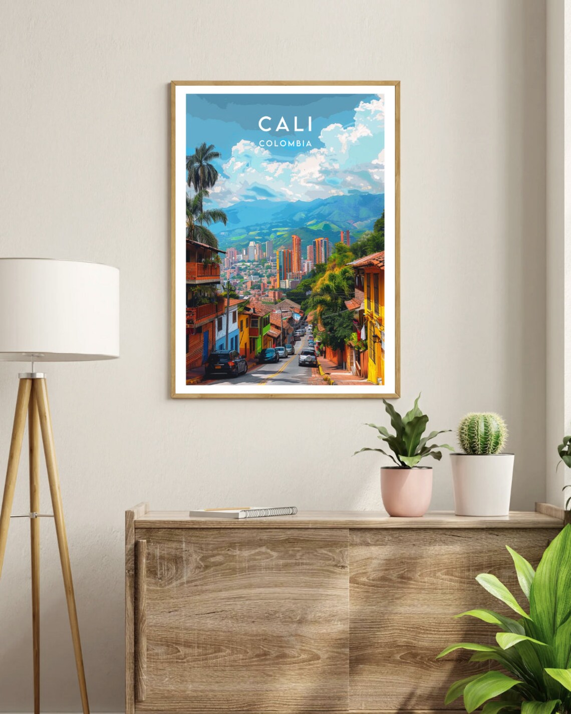 Cali Colombia Travel Poster, South America Art Print - Image 3