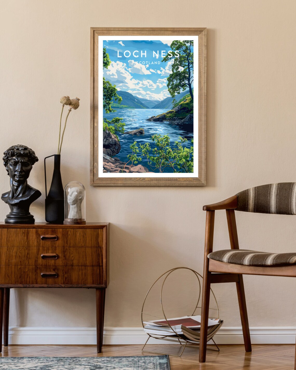 Loch Ness Travel Poster, Scotland Travel Art Print - Image 2