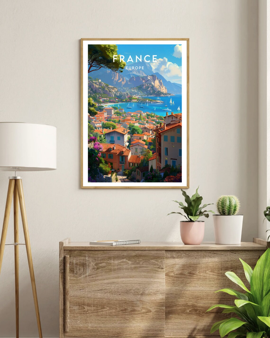 France Travel Poster, South of France Nice - Image 3