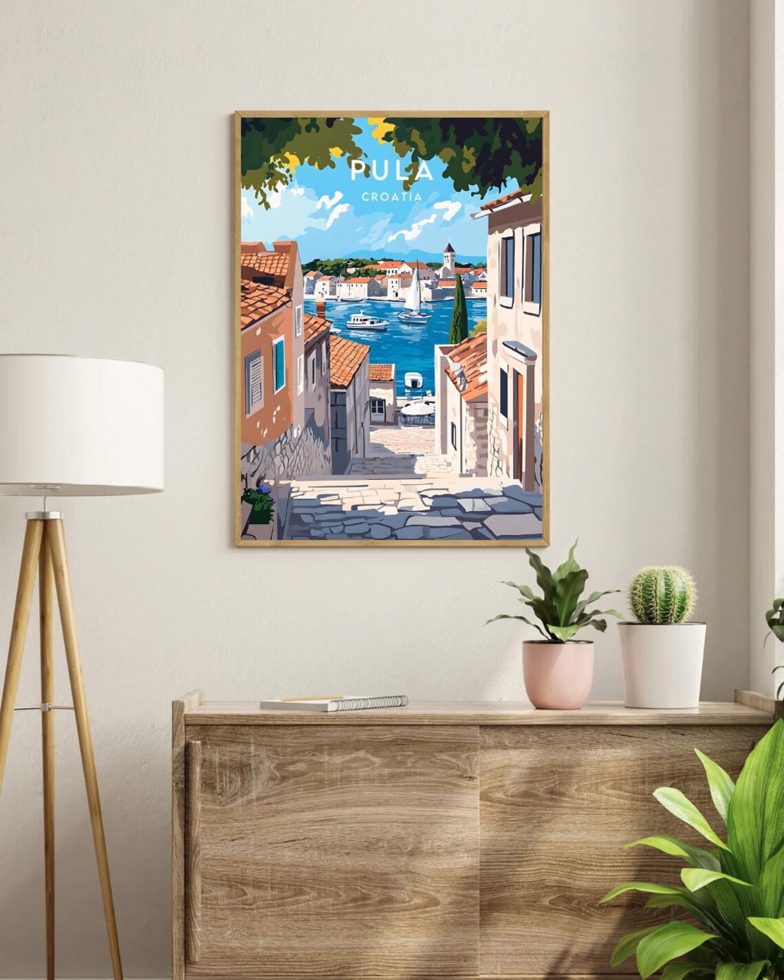 Pula Travel Poster, Croatia Travel Wall Art - Image 3
