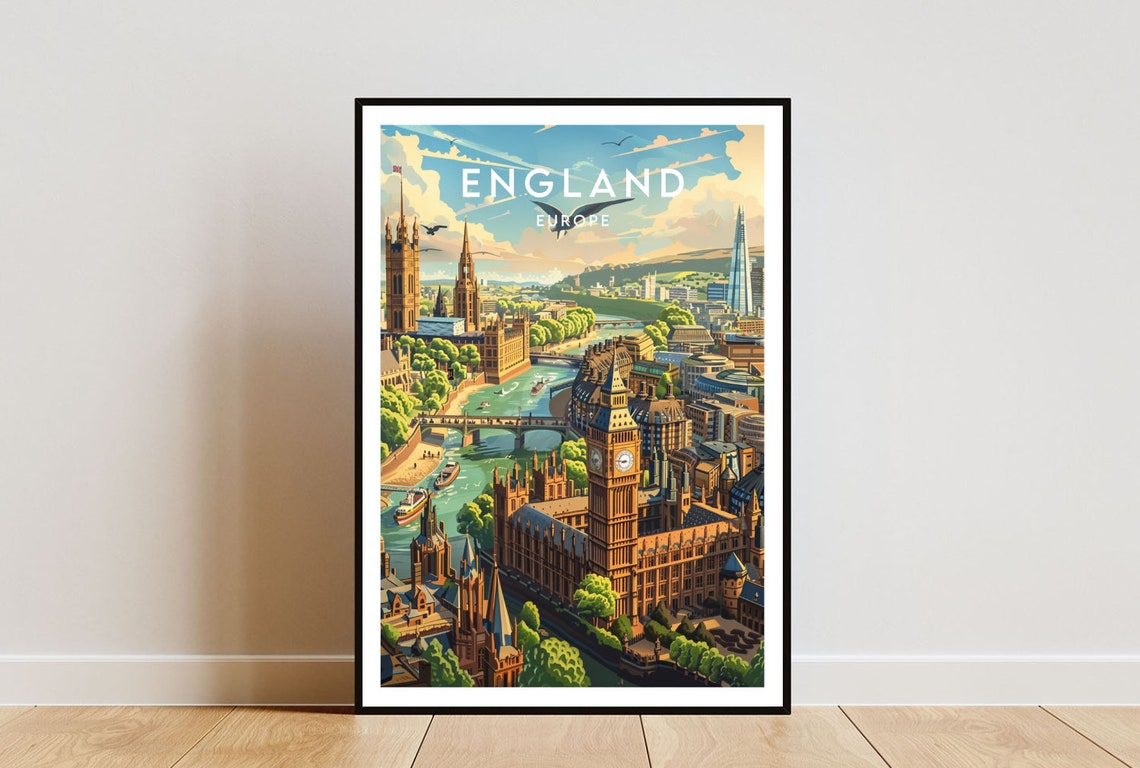 England Travel Print Europe Europe Poster England Poster Travel Wall Art England Print England Europe London Poster London Art Uk