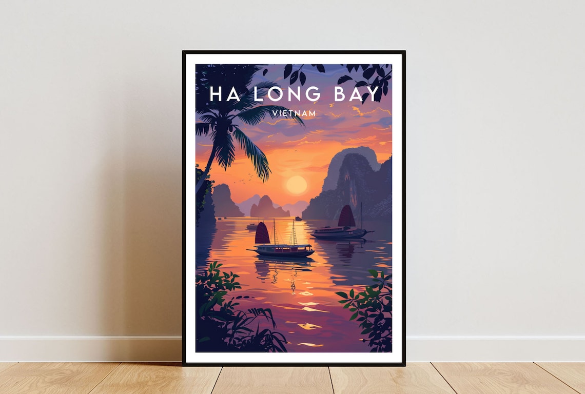 Ha Long Bay Travel Wall Art Print