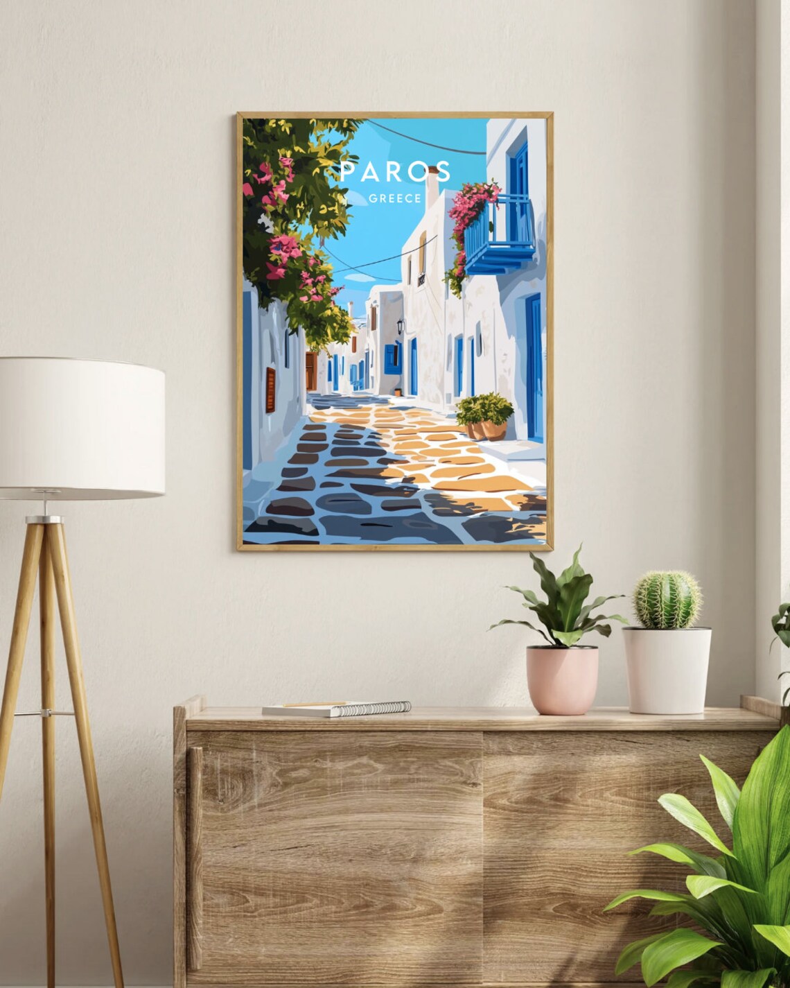 Paros Travel Poster, Greece Island Wall Art - Image 3