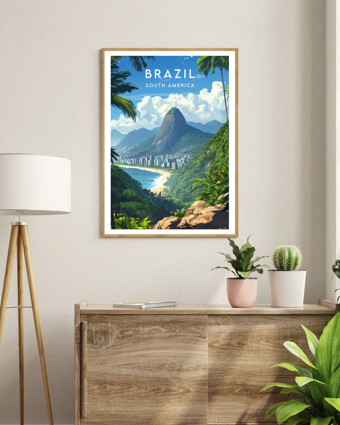 Brazil Travel Poster, South America Travel Art - Image 3