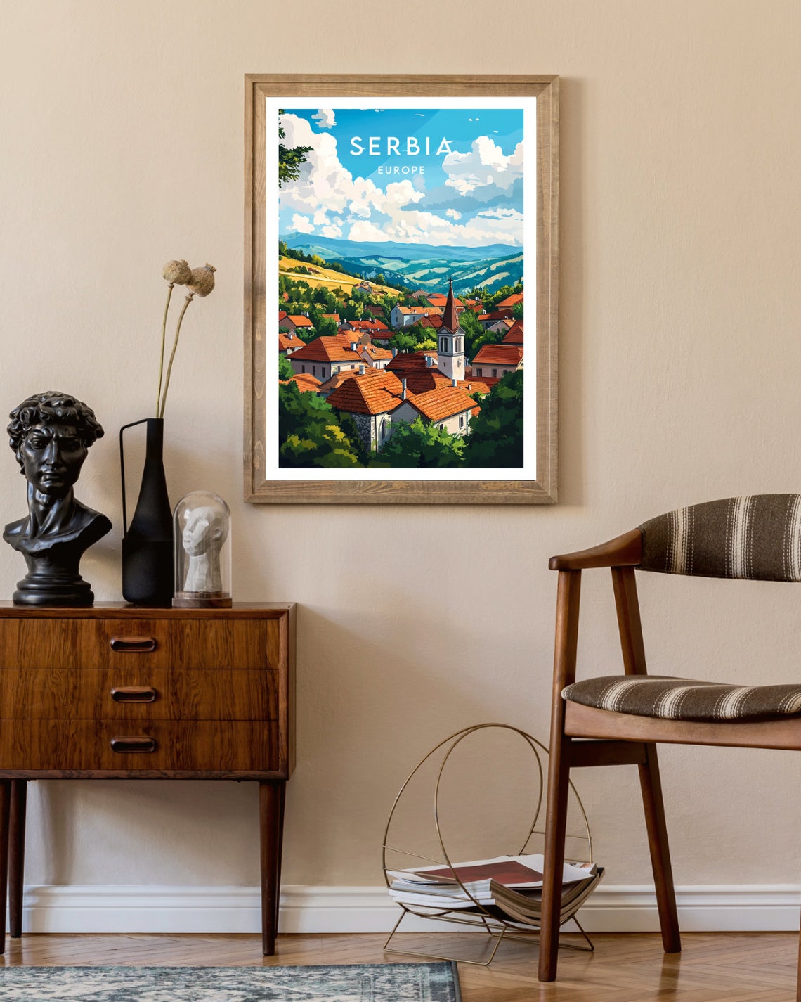 Serbia Travel Print Europe Europe Poster Serbia Poster Travel Wall Art Serbia Print Serbia Europe Belgrade Wall Art Belgrade Print - Image 2