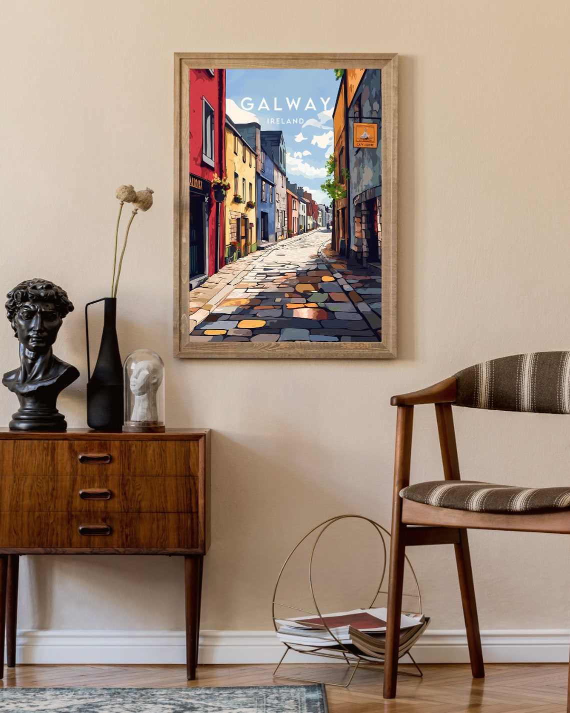 Galway Travel Print Ireland Galway Poster Ireland Poster Travel Wall Art Ireland Print Poster Ireland Europe Galway Print Travel - Image 2