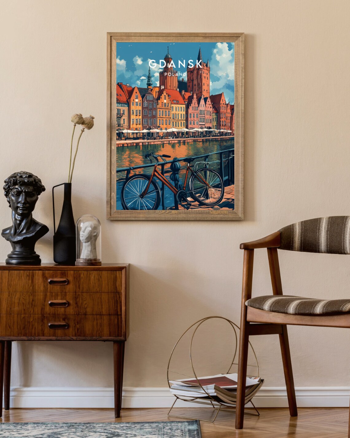 Gdansk Travel Poster, Poland Wall Art Print - Image 2