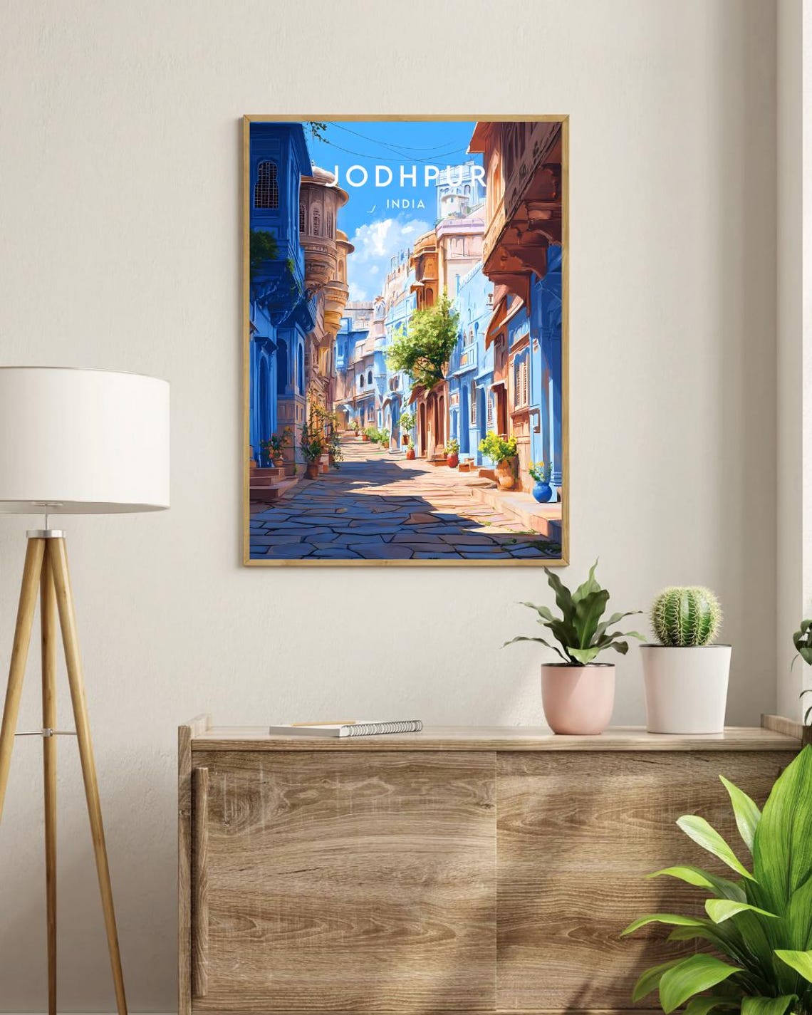 Jodhpur Travel Print India Jodhpur Poster India Poster Travel Wall Art India Print Rajasthan Poster India Art Jodhpur Rajasthan - Image 3