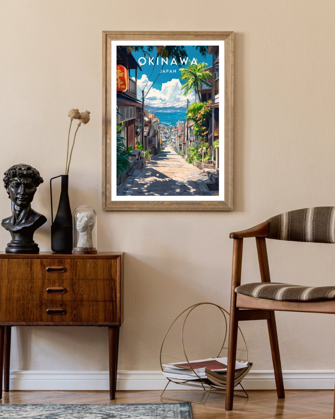 Okinawa Travel Poster, Japan Wall Art Print - Image 2