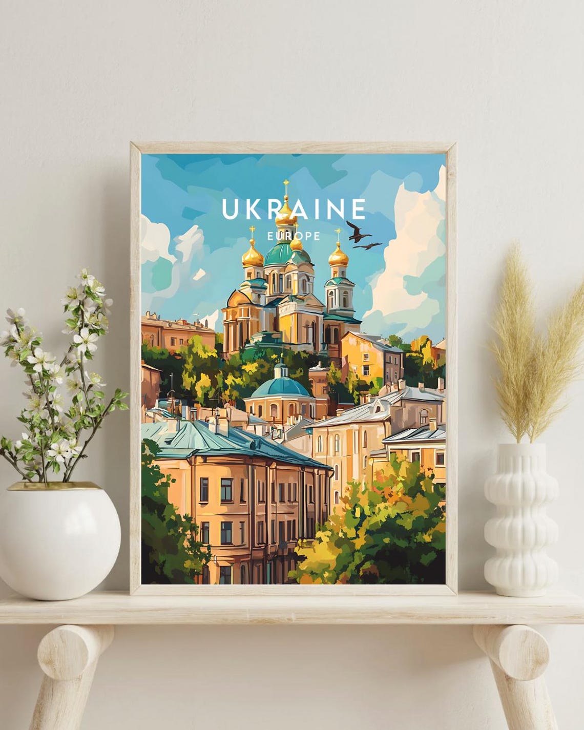 Ukraine Travel Print Europe Europe Poster Ukraine Poster Travel Wall Art Ukraine Print Ukraine Europe Kyiv Wall Art Kyiv Poster - Image 4