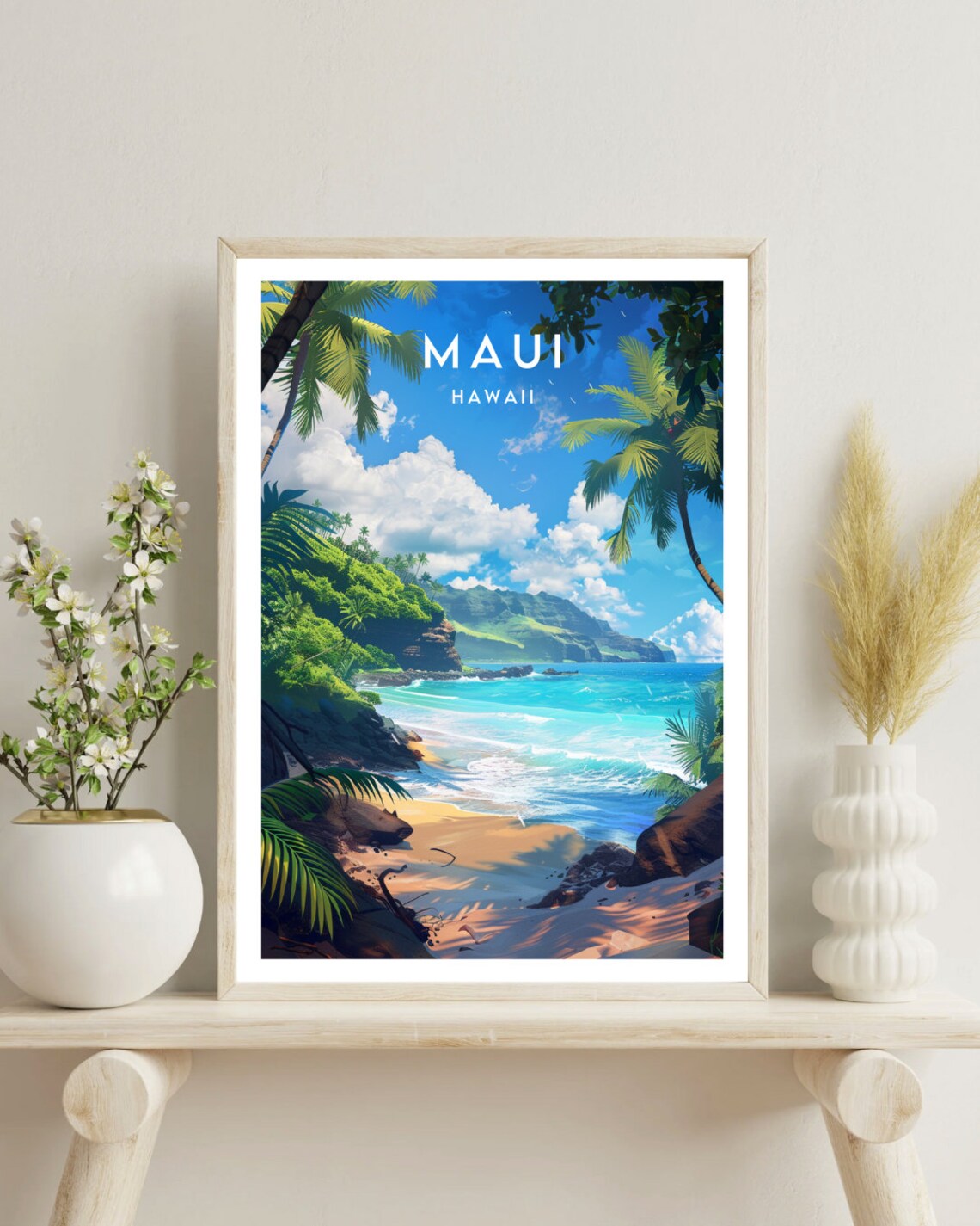 Maui Travel Poster, Hawaii and United States - Image 4