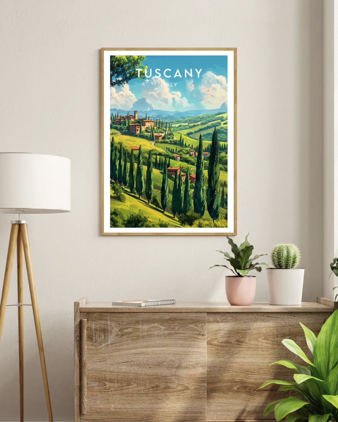 Tuscany Travel Poster, Italy European Wall Art - Image 3
