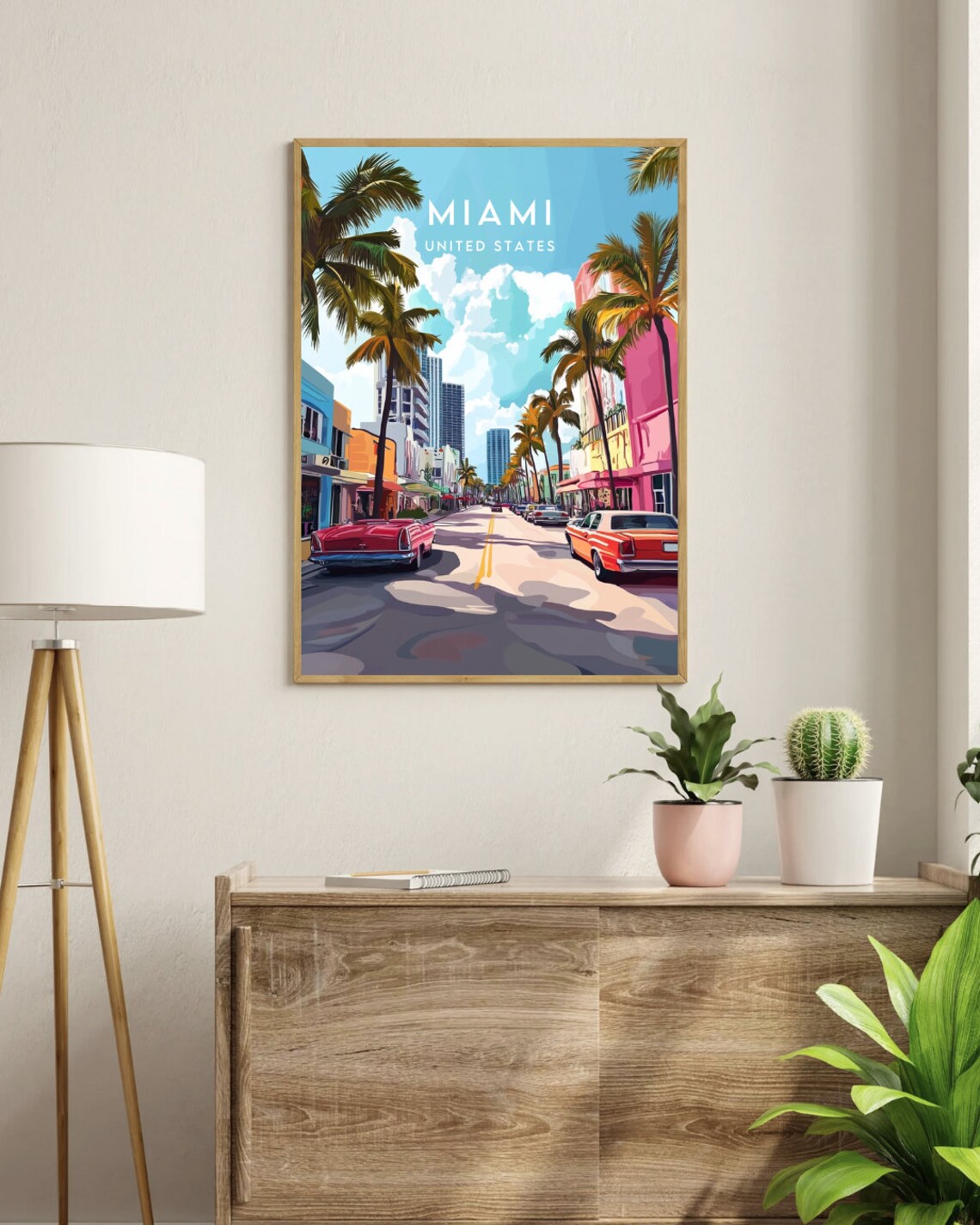 Miami Travel Poster, United States Florida - Image 3
