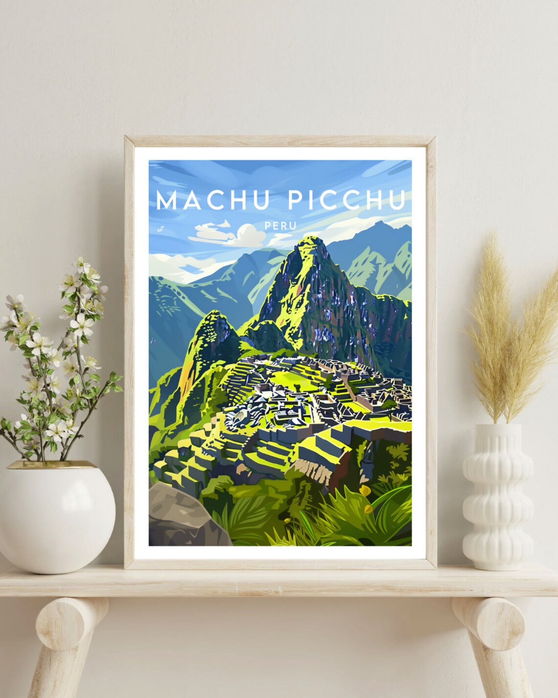 Machu Picchu Travel Poster, Peru South America - Image 4