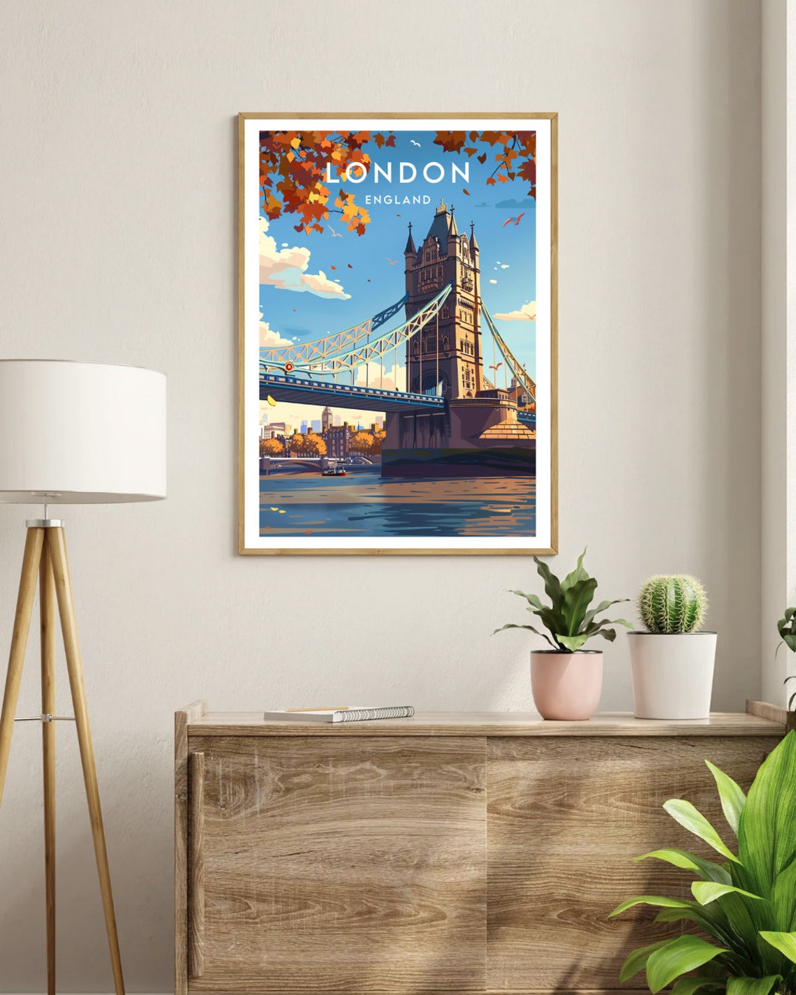 London Travel Print England London Poster England Poster Travel Wall Art England Print Poster England Europe London Tower Bridge - Image 3