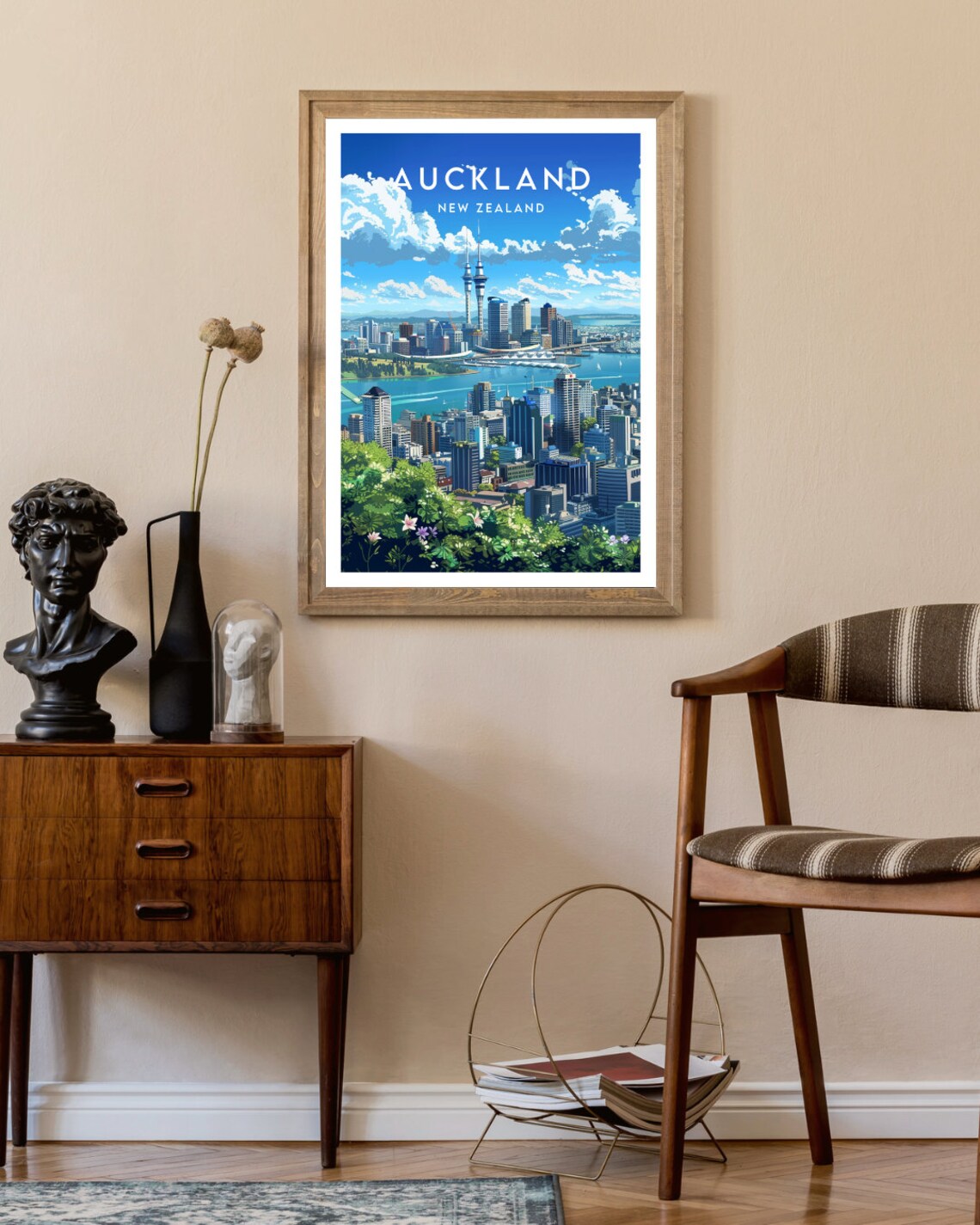Auckland New Zealand Travel Wall Art Print - Image 2