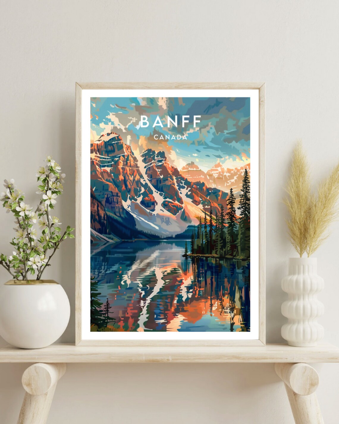 Banff Travel Poster, Canada Landscape Wall Art - Image 4