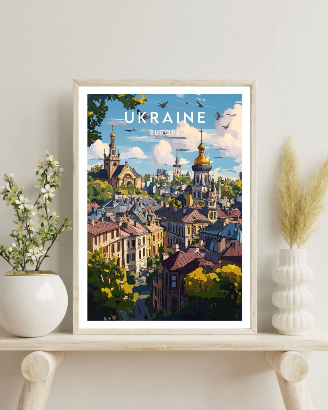 Ukraine Travel Poster, Kyiv Europe Wall Art - Image 4