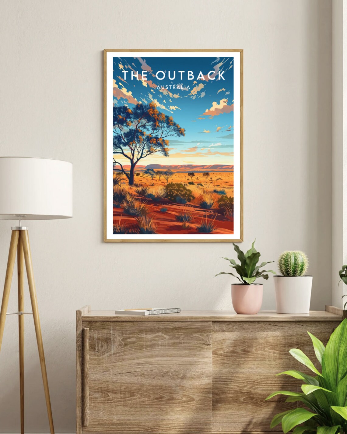 The Outback Travel Poster, Australia Landscape - Image 3