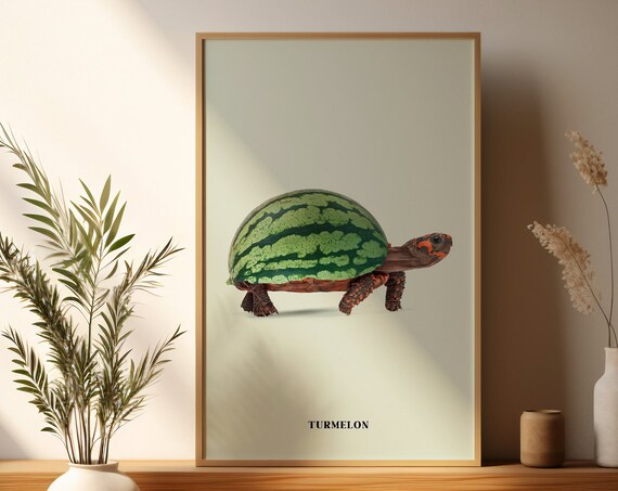 Turtle Wall Art Turmelon Animal Theme Abstract Funny Wall Decor Abstract Wall Art Animal Wallpaper Turtle Art Print
