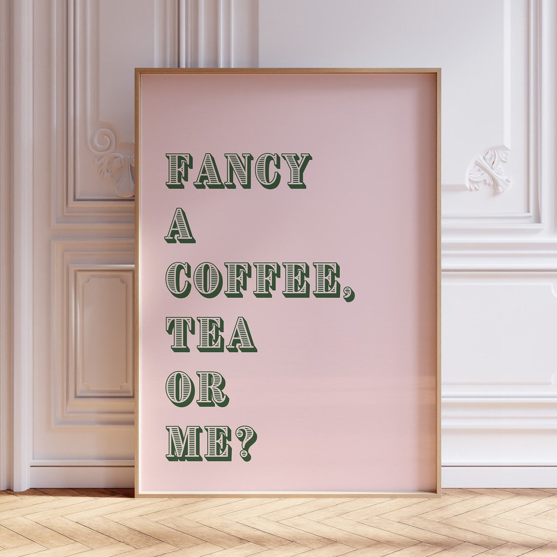 Fancy A Coffee Tea Or Me Kitchen Quote Print Funny Saying Print Typography Poster Tea Wall Art Tea Print Coffee Print Kitchen Prints