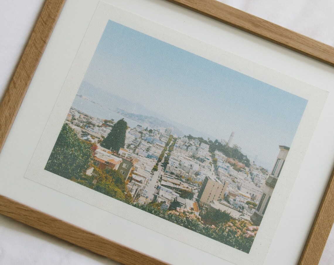 San Francisco Lombard Street Travel Poster, California