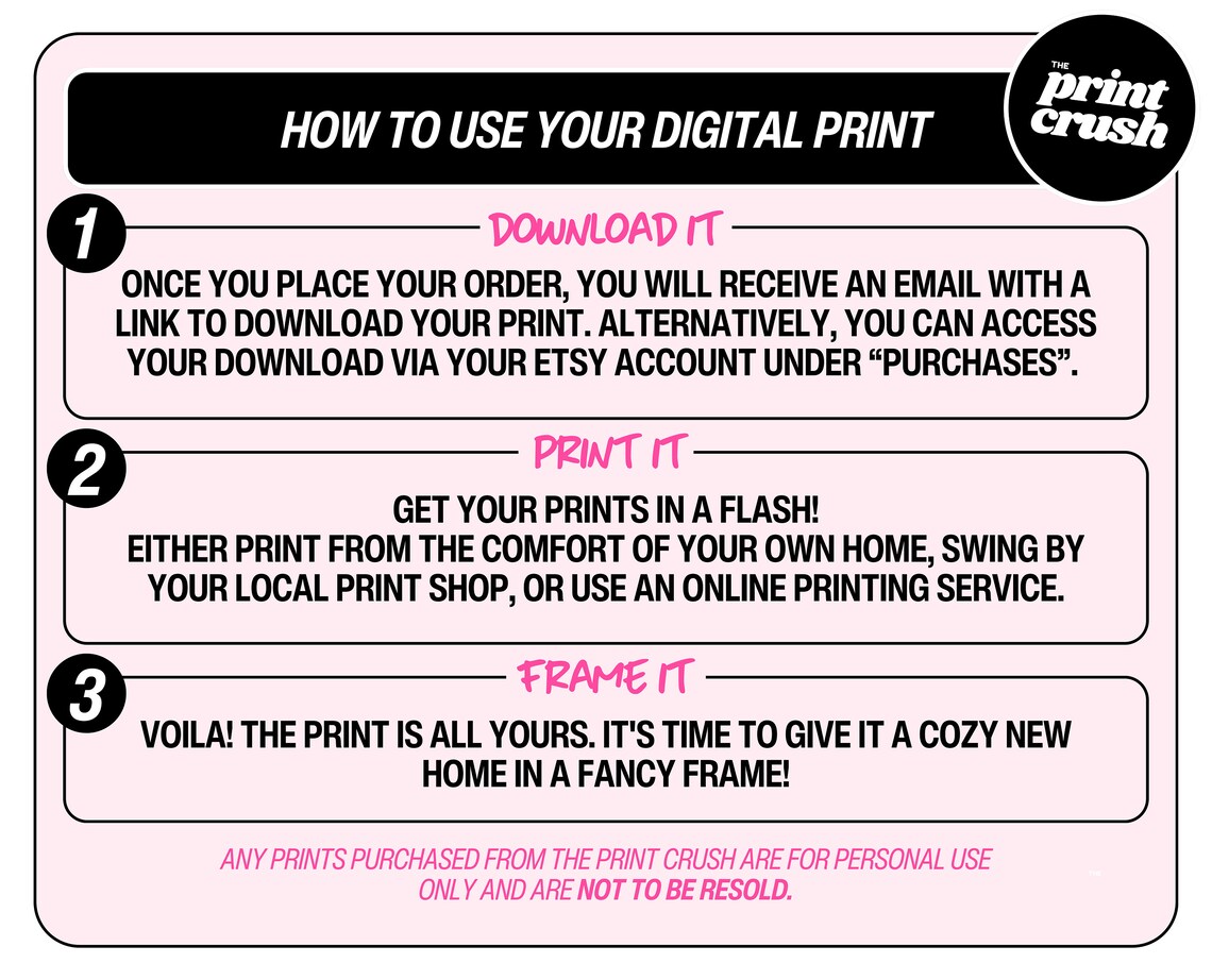 Hot Pink Graffiti Money Poster Print, Preppy Decor - Image 2