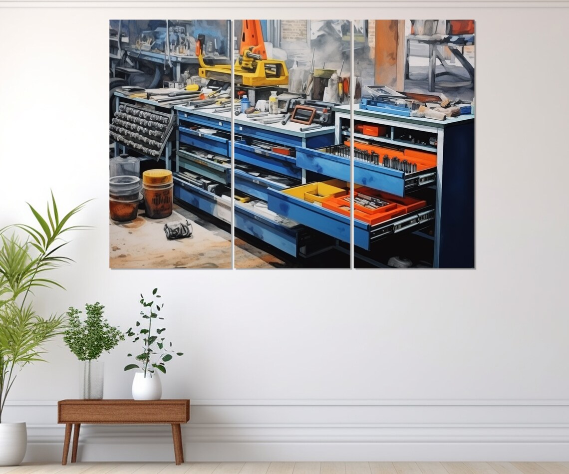 Workshop Wall Art, Mechanic Gift - Image 4