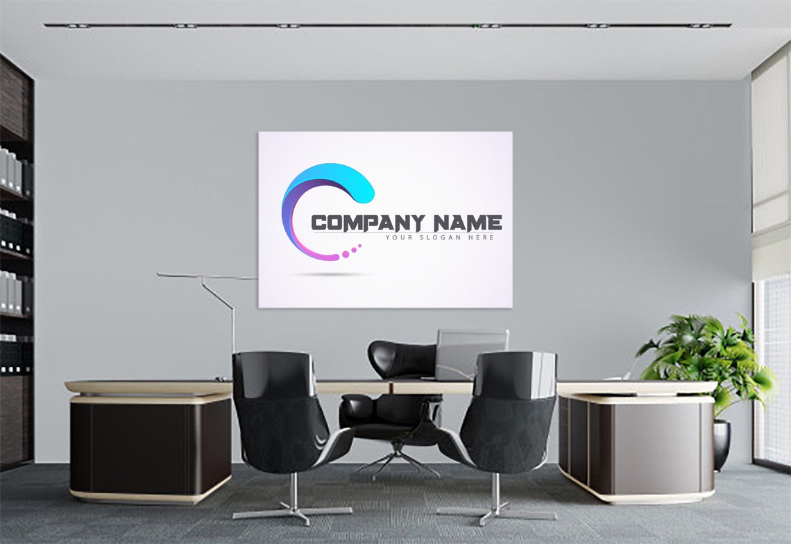 Custom Company Name Logo Sign Personalized Business Wall Decor Poster - Image 4
