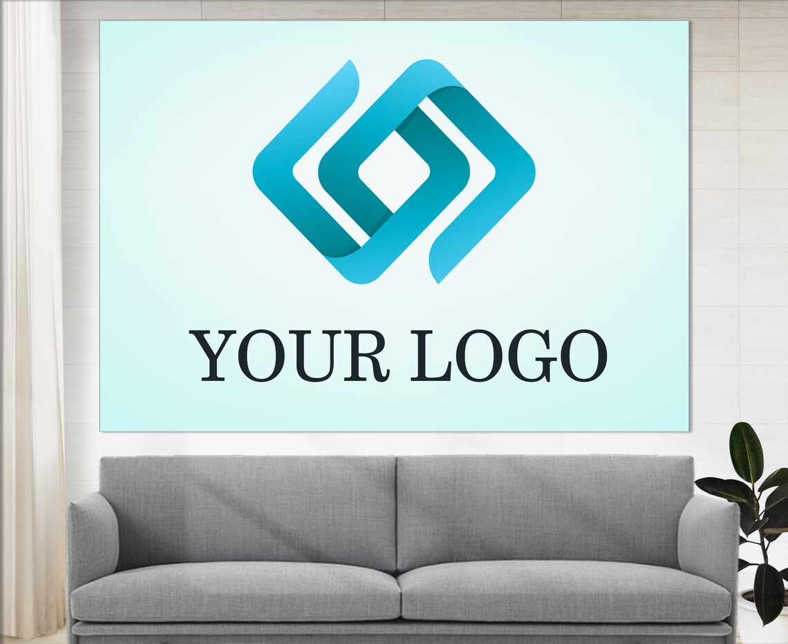 Custom Company Logo Sign Personalized Business Branding Office Poster - Image 2