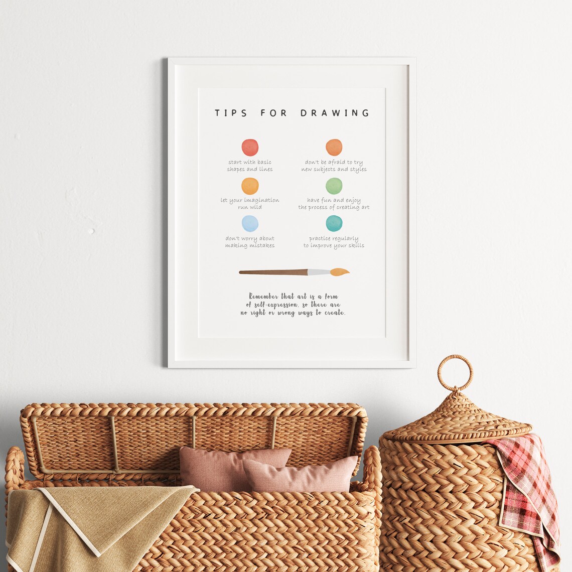 Rainbow Classroom Decor Educational Poster Art Print - Image 2