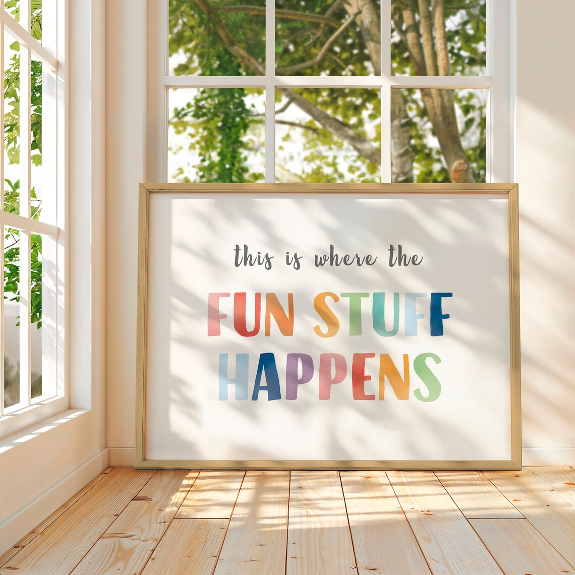 This Is Where The Fun Stuff Happens Art Print - Image 2