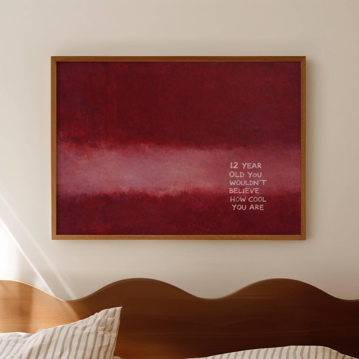 Abstract Rothko Inspired Typography Art Print