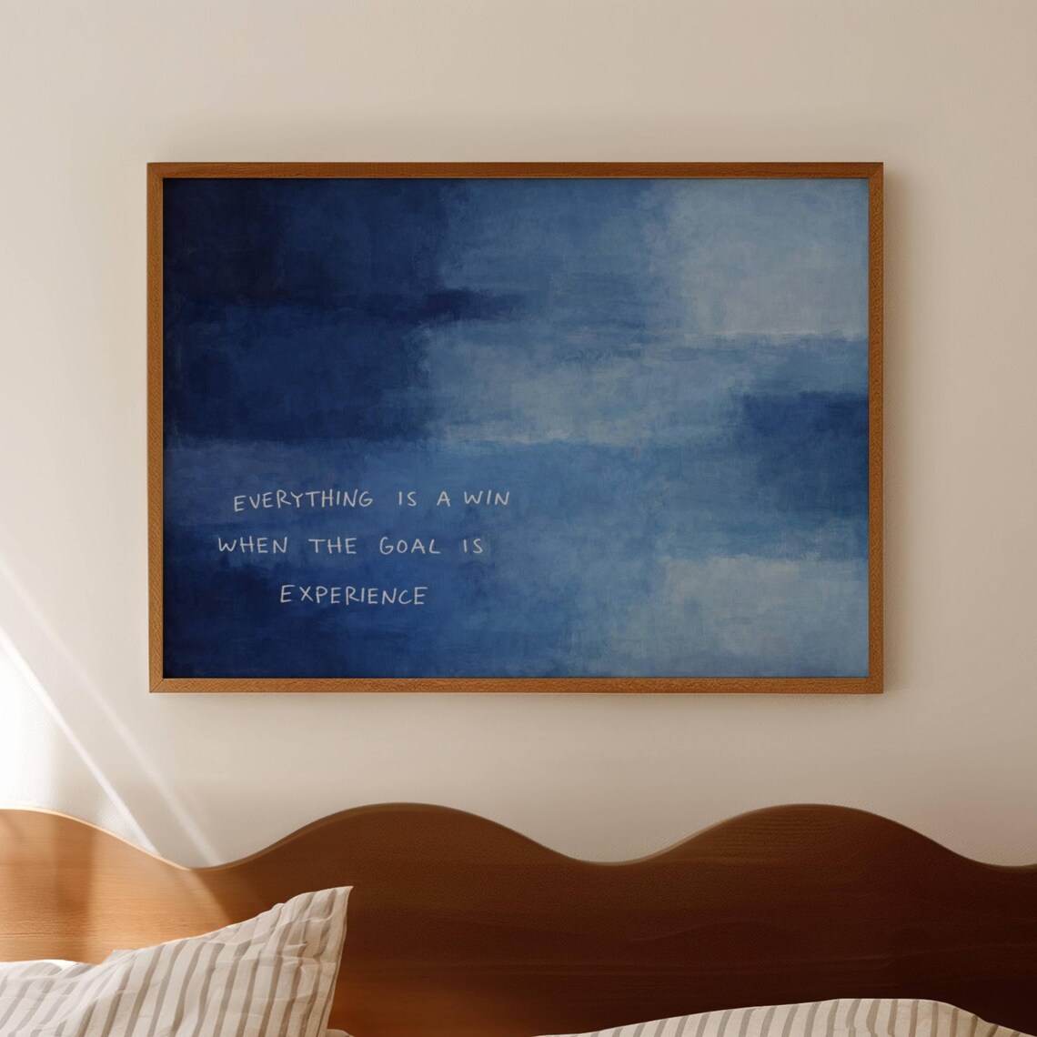 Everything Is A Win Quote Print, Rothko-Inspired