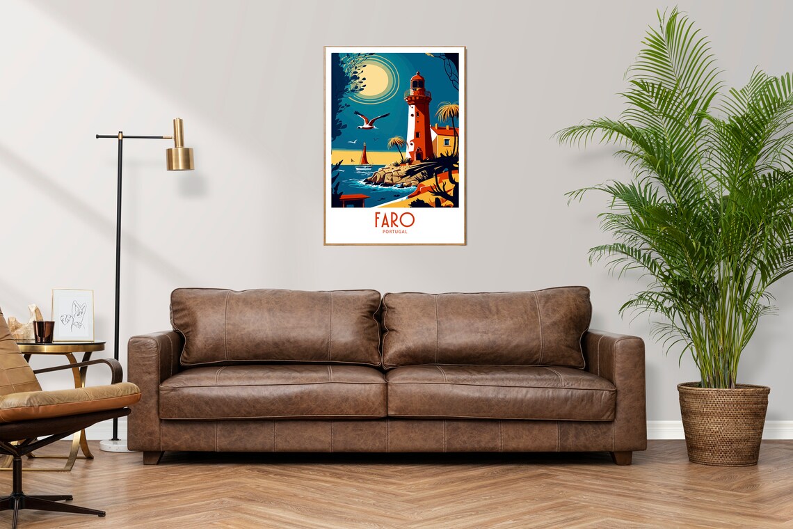 Faro Spain Travel Poster, Europe Wall Decor - Image 3