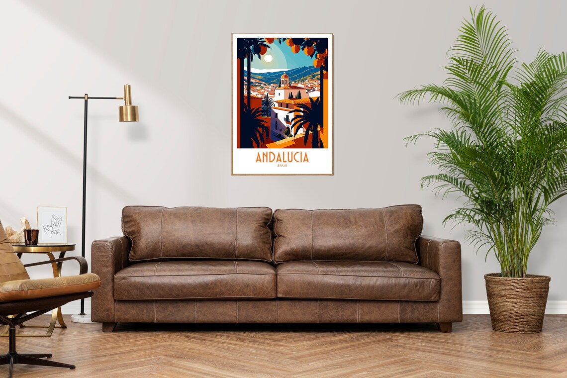 Andalucia Travel Poster, Spain Home Decor - Image 2