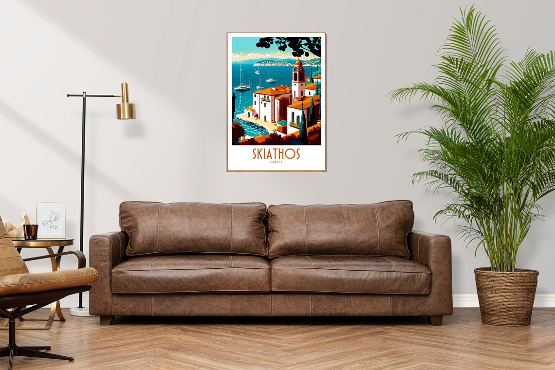 Skiathos Greece Travel Poster, Wall Decor - Image 2