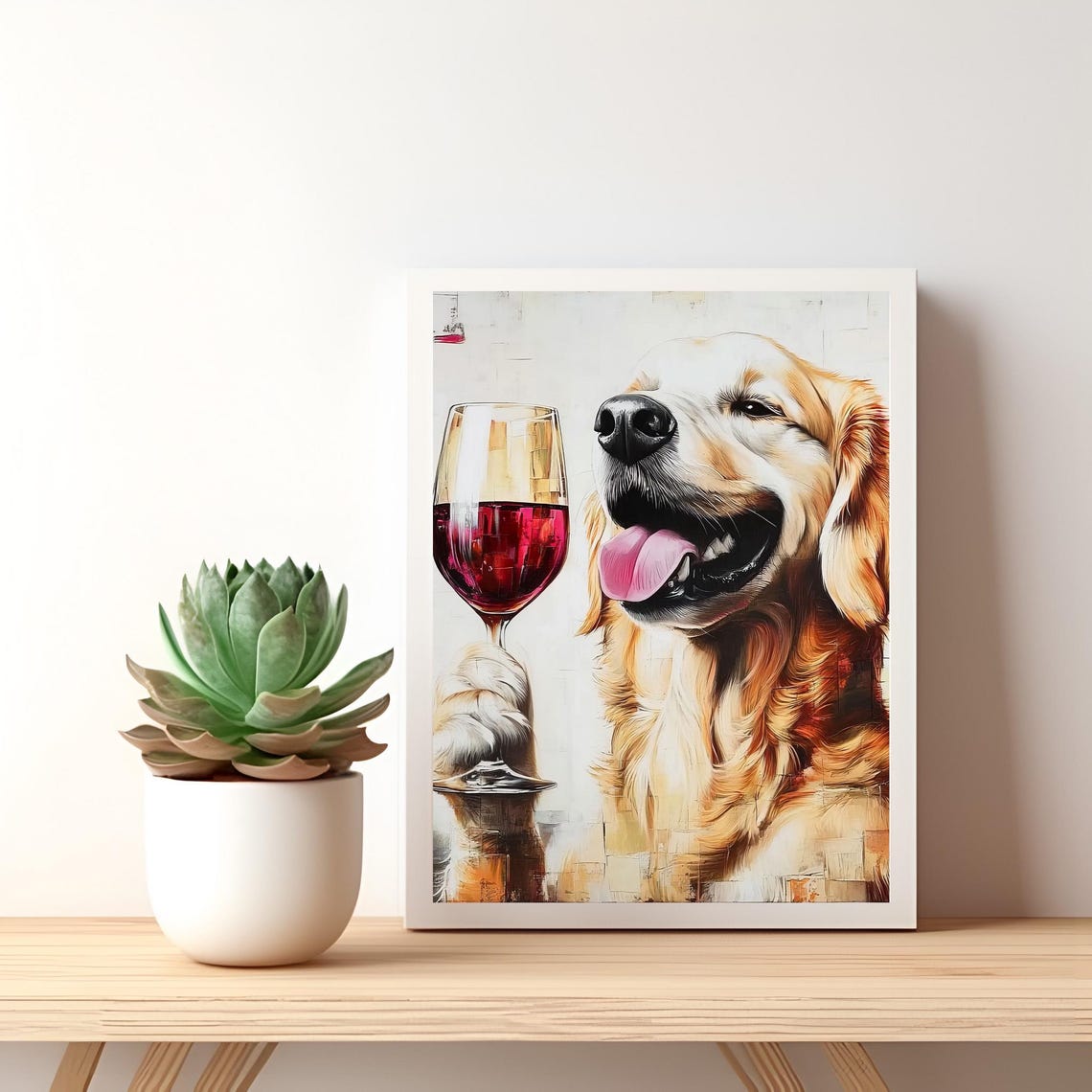 Dog Golden - Traditional Travel Poster - Image 3