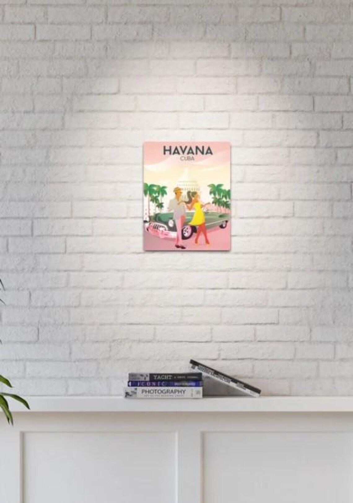 Havana Cuba Vintage Classic Car Couple Dancing Travel Poster - Image 2