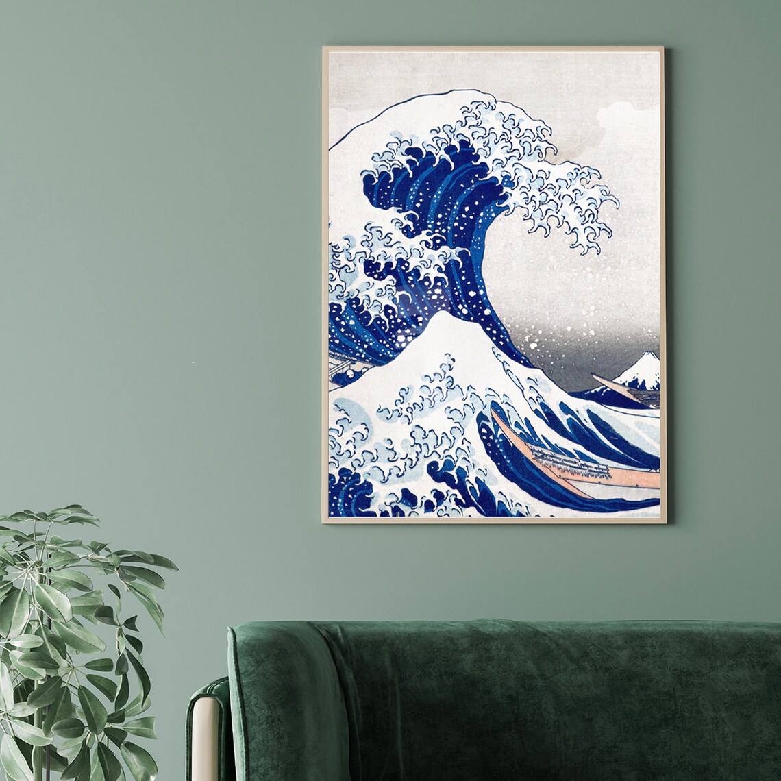The Great Wave of Kanagawa Hokusai Art Print - Image 2