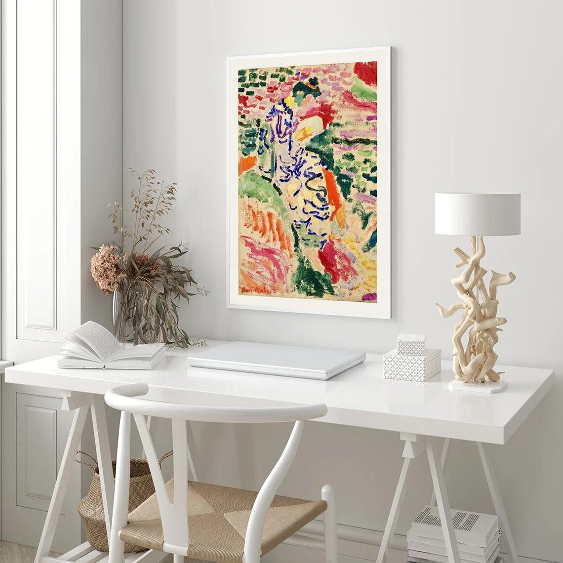 Henri Matisse Japanese Woman by the Water Fauvist Figure Poster - Image 2