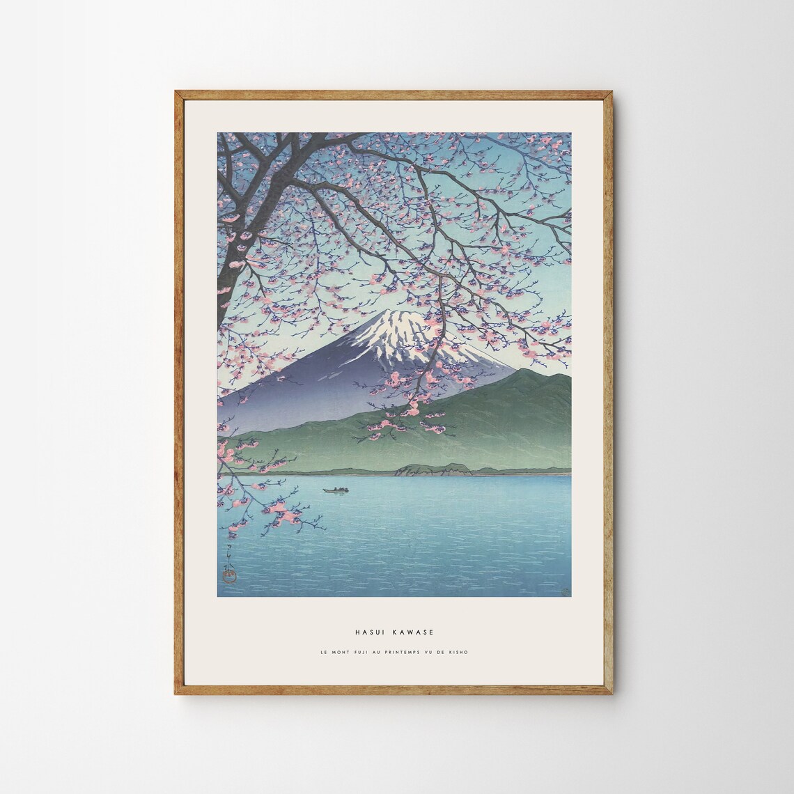 Mount Fuji Japan Travel Poster, Hasui Kawase - Image 4