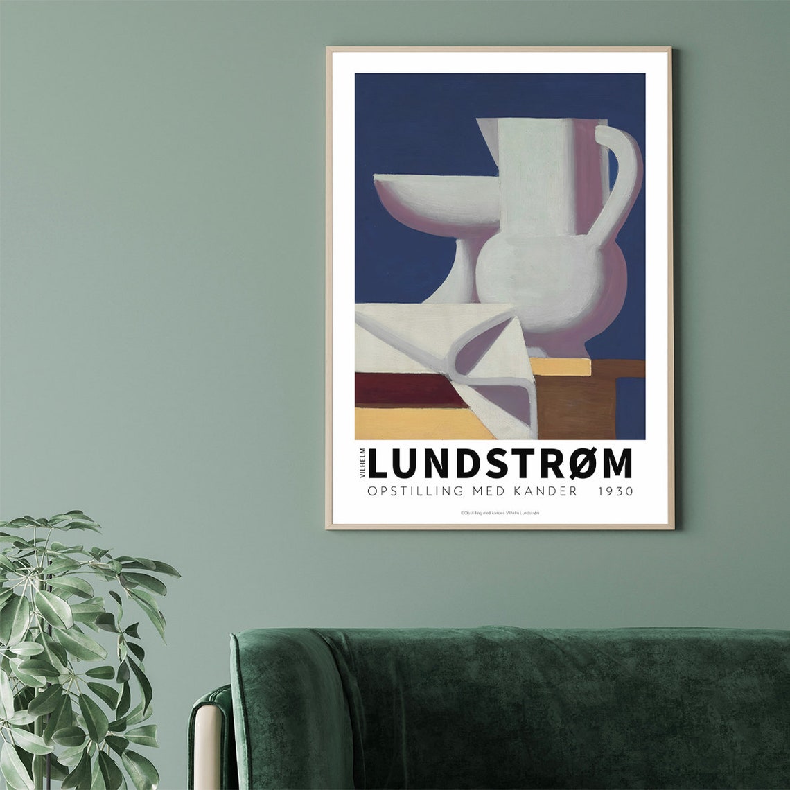 Vilhelm Lundstrøm Opstilling Med Kander 1930 Still Life Poster - Image 2