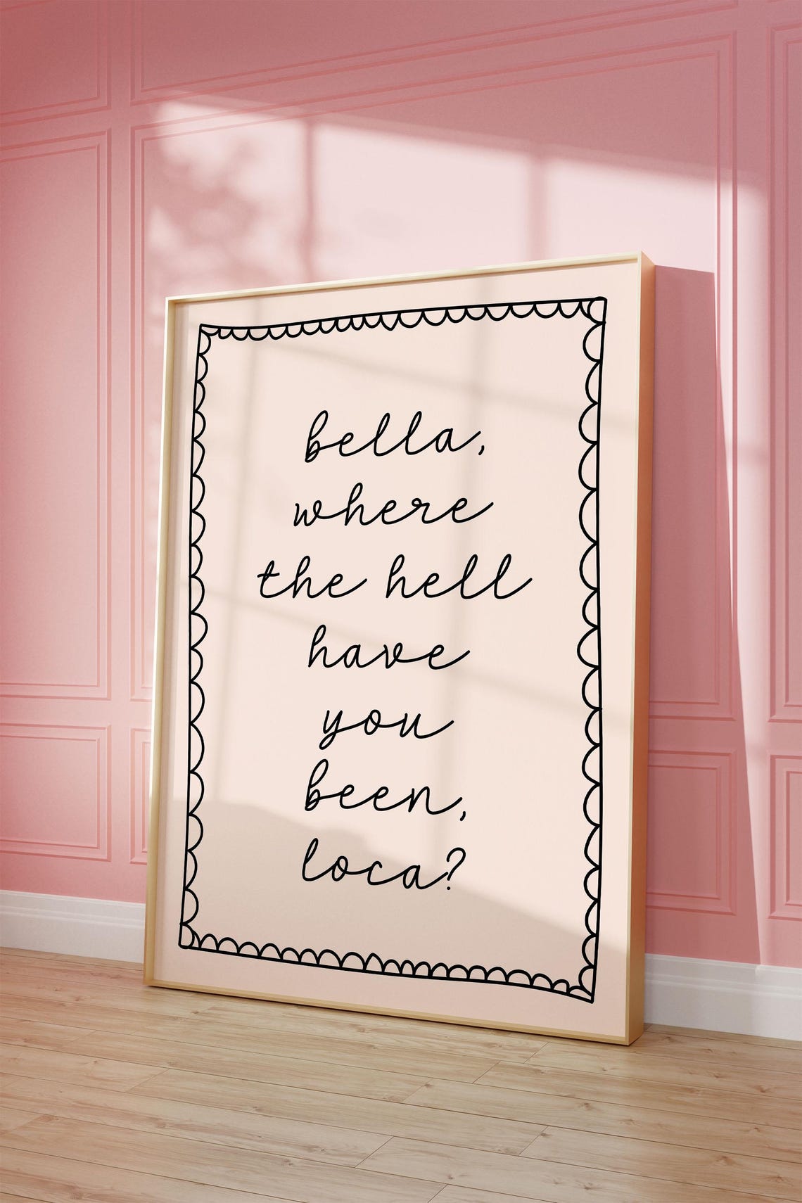 Bella Where The Hell Have You Been Loca Twilight Fan Gift Poster - Image 2